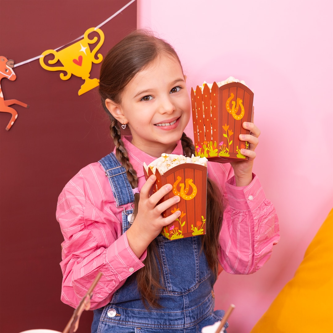 Pferde - Popcornboxen 6er-Pack