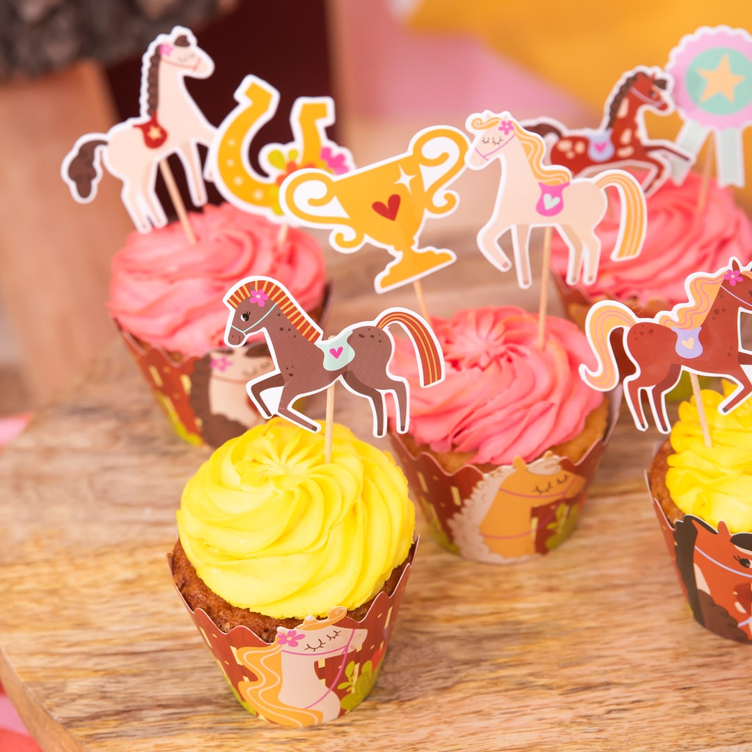 Pferde - Cake Toppers 9er-Pack