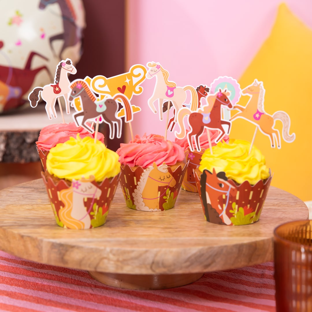 Pferde - Cake Toppers 9er-Pack