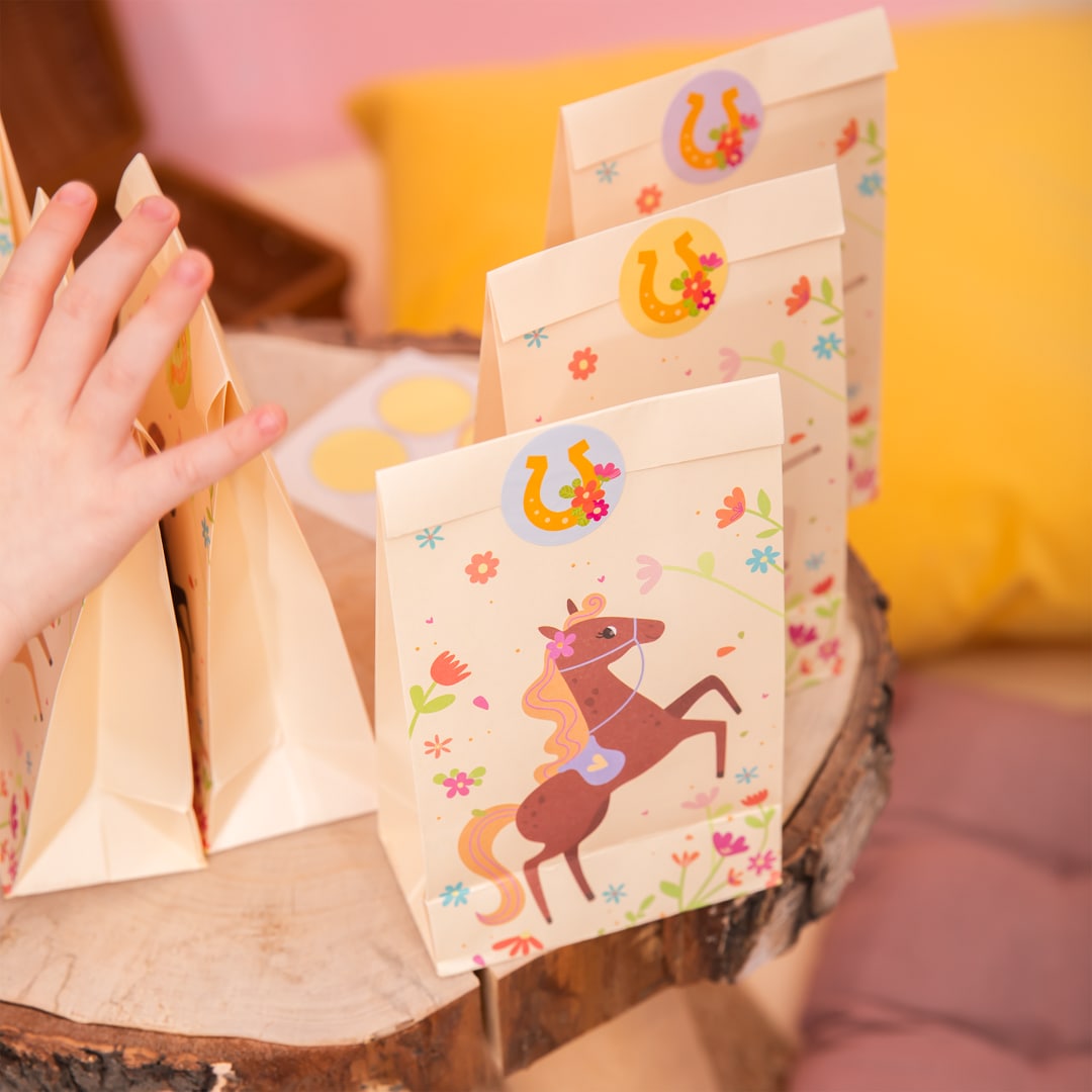 Pferde - Geschenktüten 6er-Pack