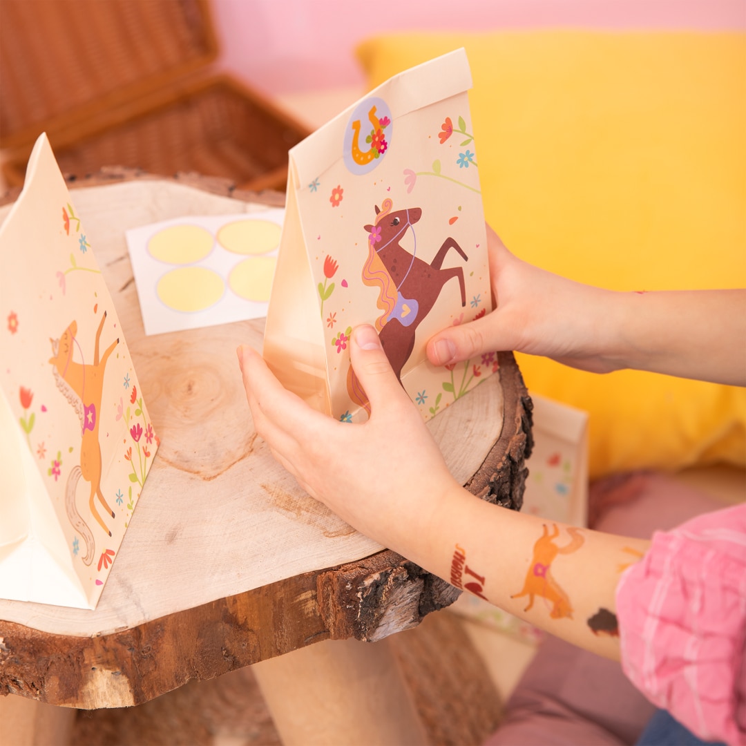 Pferde - Geschenktüten 6er-Pack