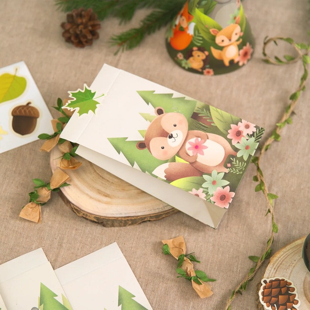 Waldfreunde - Geschenktüten aus Papier 4er-Pack
