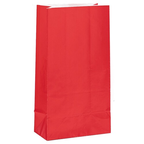 Geschenktüten - Rot 12er-Pack