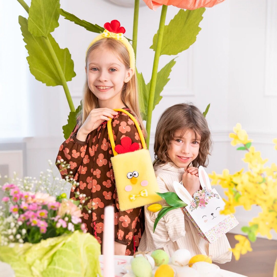 Geschenktüte mit Hasenmotiv 14 cm