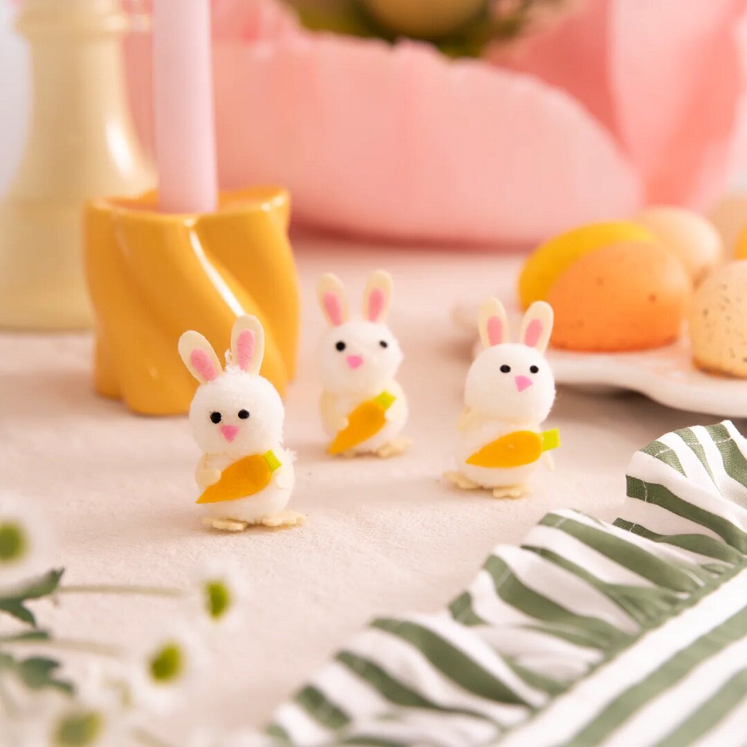 Osterhasen 5,5 cm, 3er-Pack