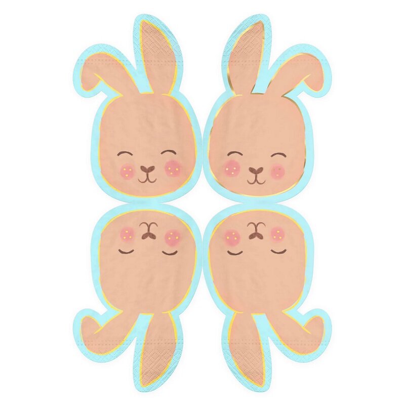 Servietten Osterhasen 10er-Pack