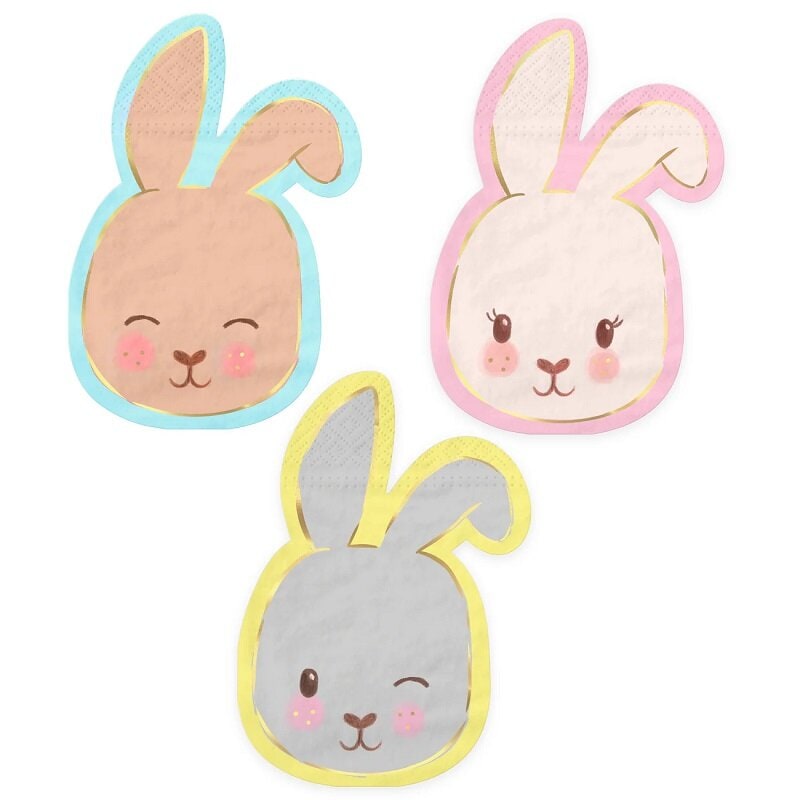 Servietten Osterhasen 10er-Pack