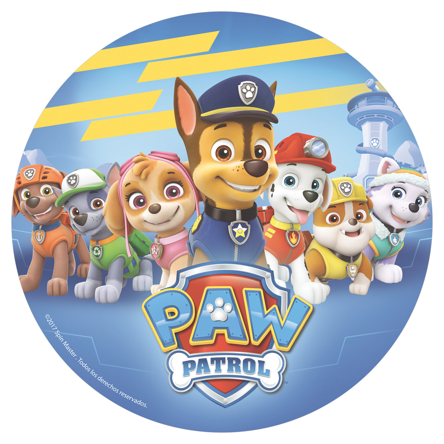 Tortenaufleger Paw Patrol - Oblate 20 cm (B)