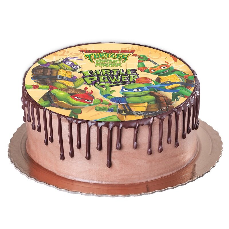Tortenaufleger Ninja Turtles - Oblate 20 cm