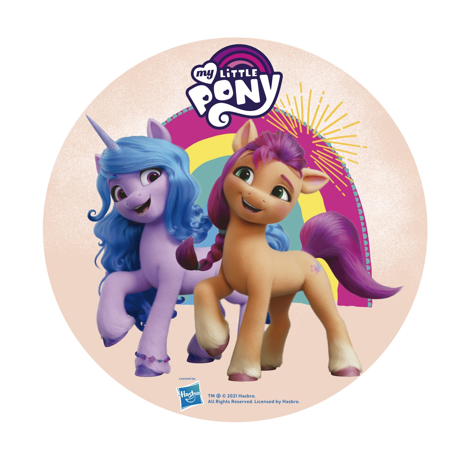 Tortenaufleger My Little Pony - Oblate 20 cm