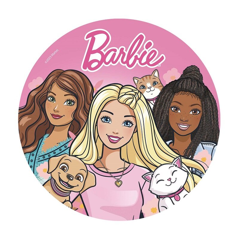 Tortenaufleger Barbie - Oblaten 20 cm
