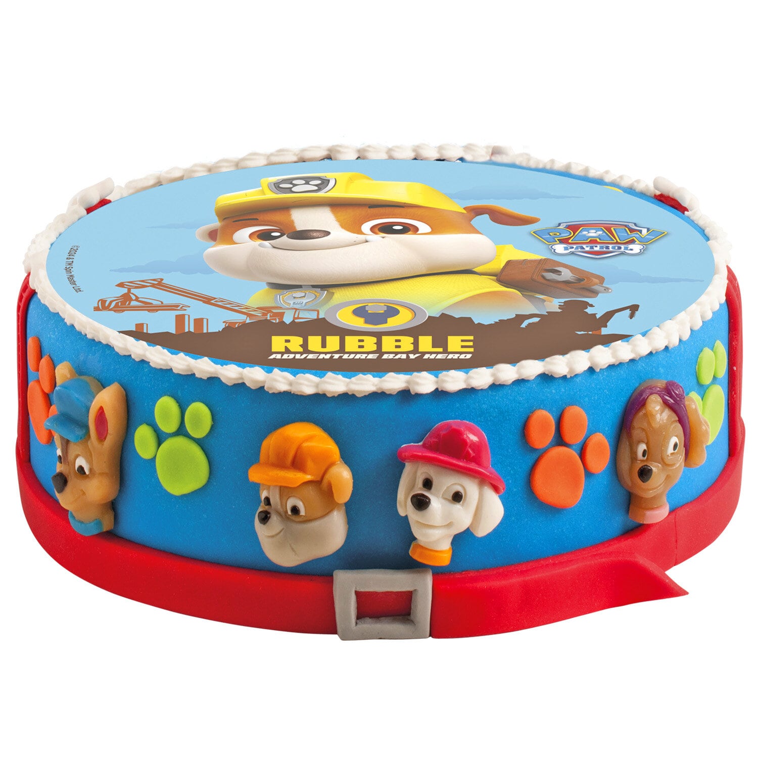 Tortenaufleger Paw Patrol Rubble - Oblate 20 cm