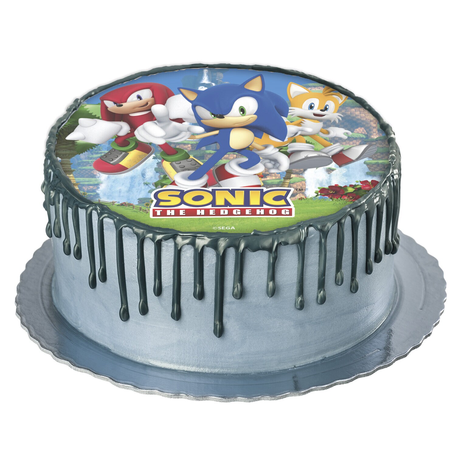 Tortenaufleger Sonic the Hedgehog - Oblate 20 cm