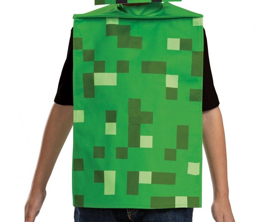 Minecraft Creeper Basic Kinderkostüm 4-6 Jahre