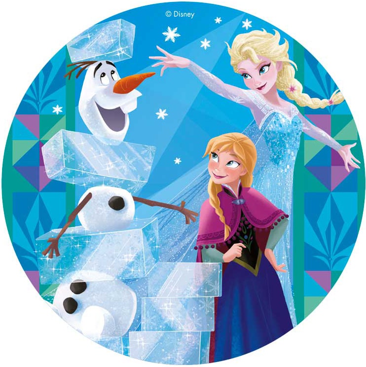 Tortenaufleger Frozen - Oblate 20 cm