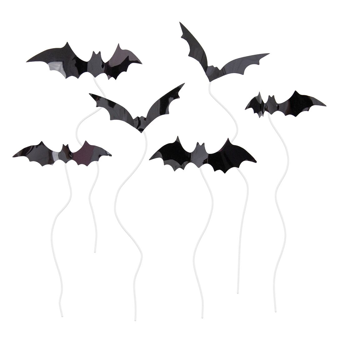 Cake Toppers Fledermäuse 6er-Pack
