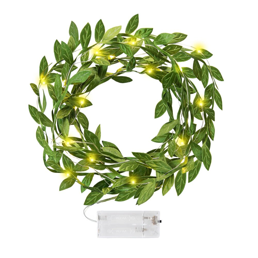 LED-Lichterkette Grüne Blätter 3 Meter