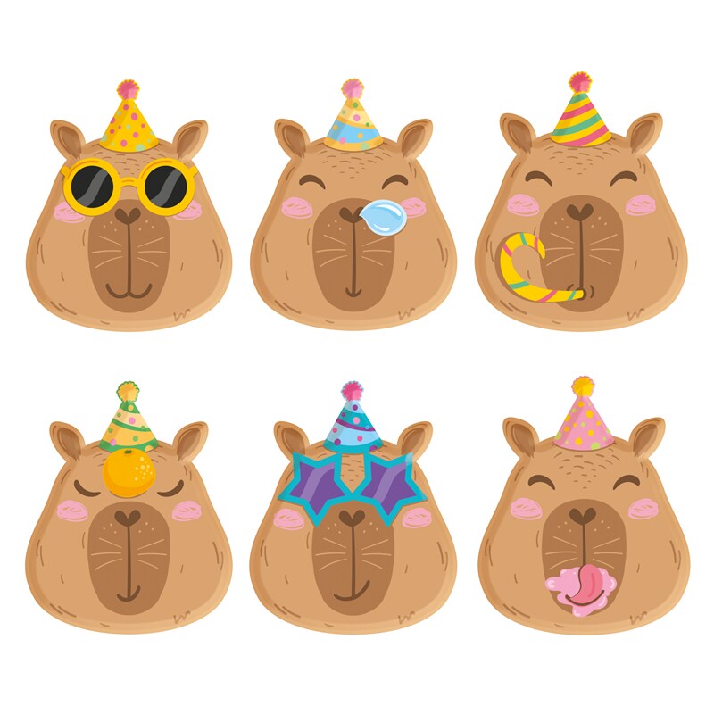 Capybara Teller 6er-Pack