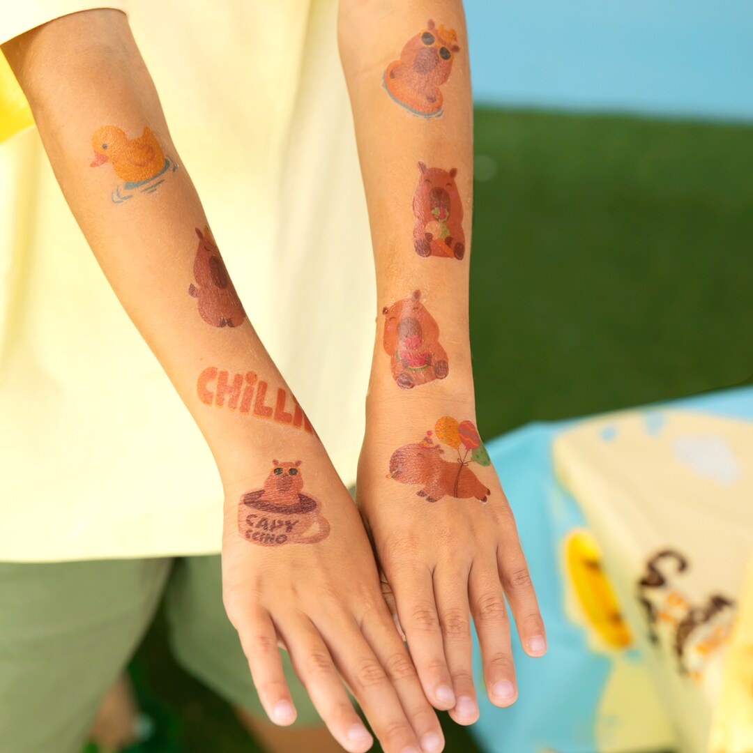 Capybara Tattoos 18er-Pack