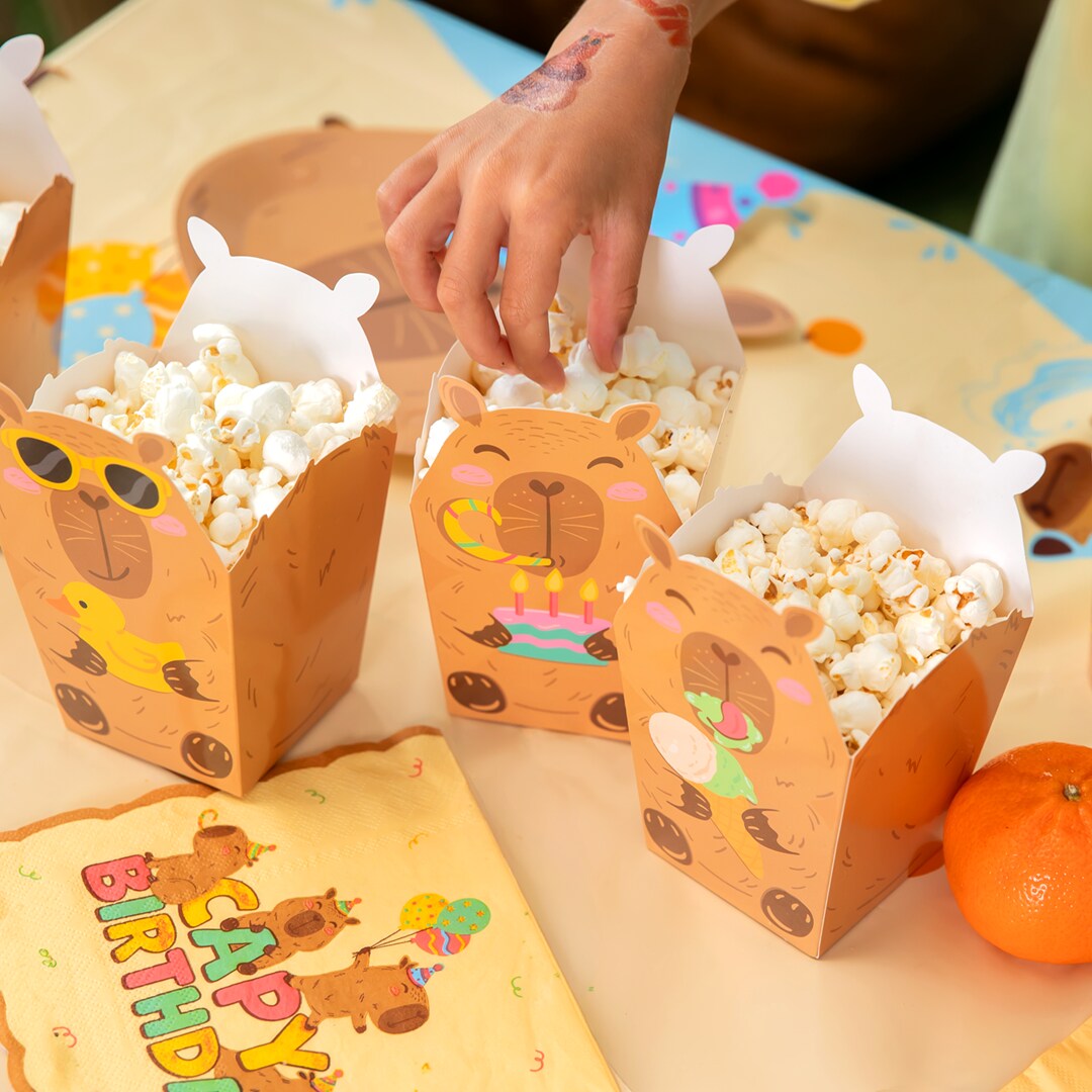 Capybara Popcornboxen 6er-Pack