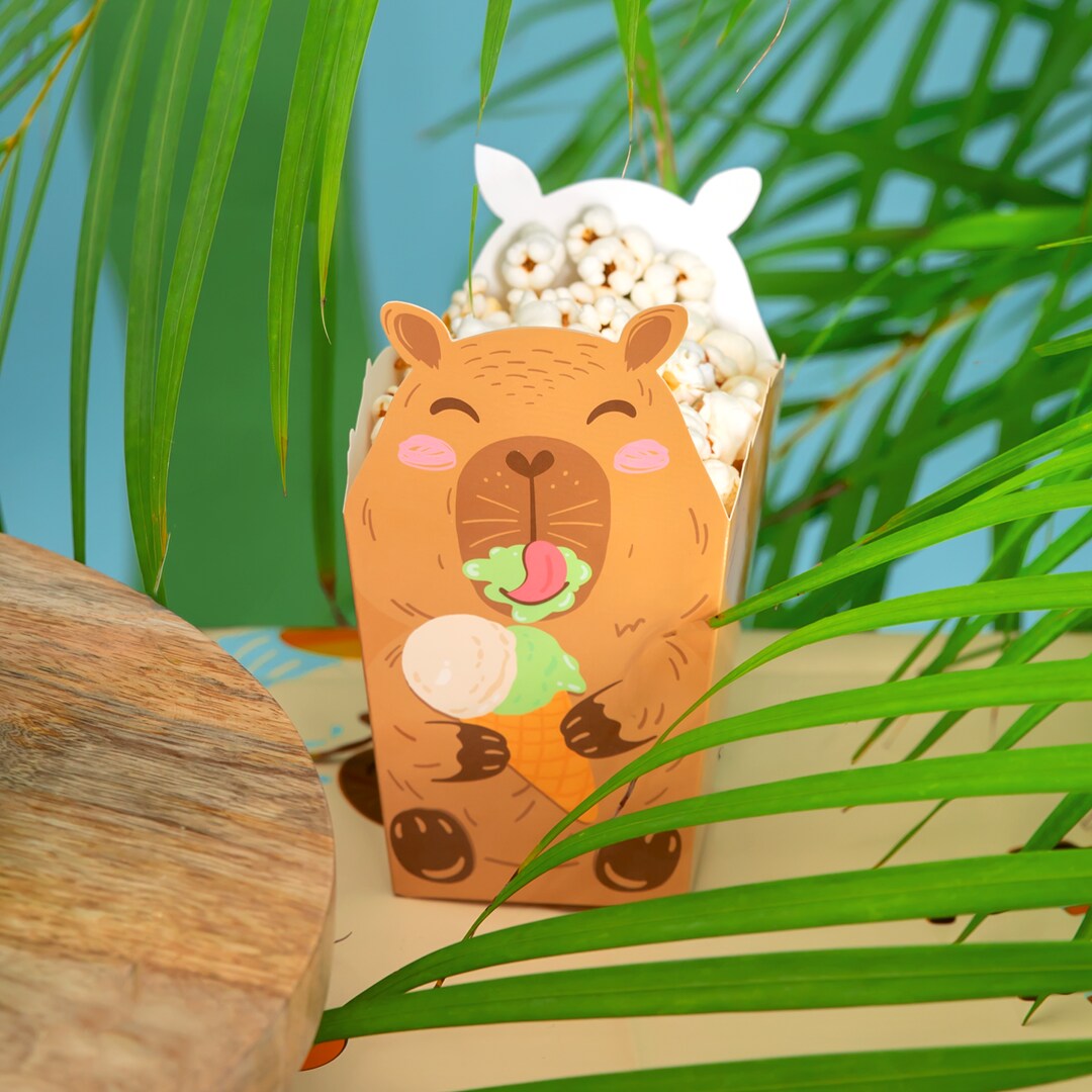 Capybara Popcornboxen 6er-Pack