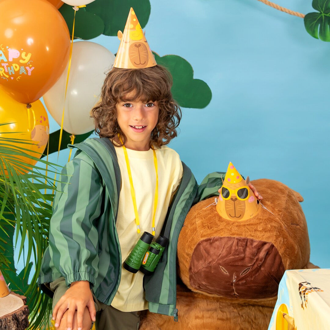 Capybara Partyhüte 6er-Pack