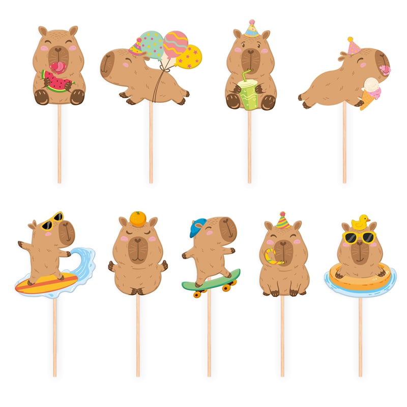 Capybara Tortentopper 9er-Pack