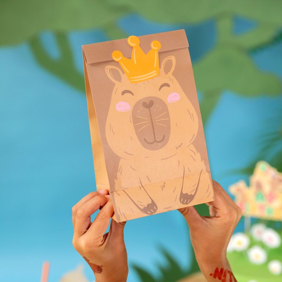 Capybara Mitgebsel-Tüten 6er-Pack