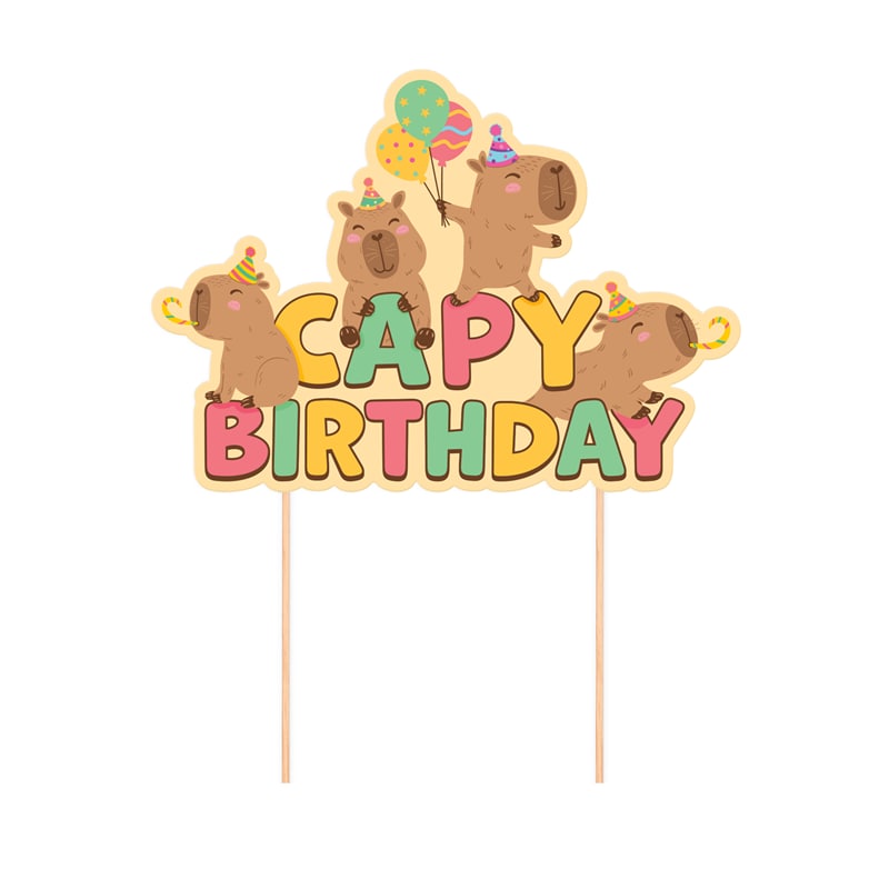 Capybara Tortendekoration