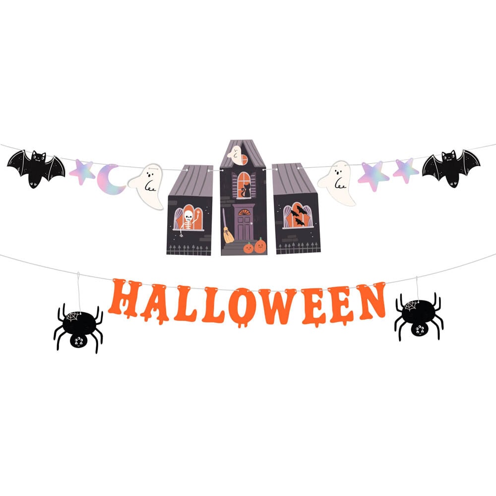 Spooky Friends Halloween-Girlande 135 cm