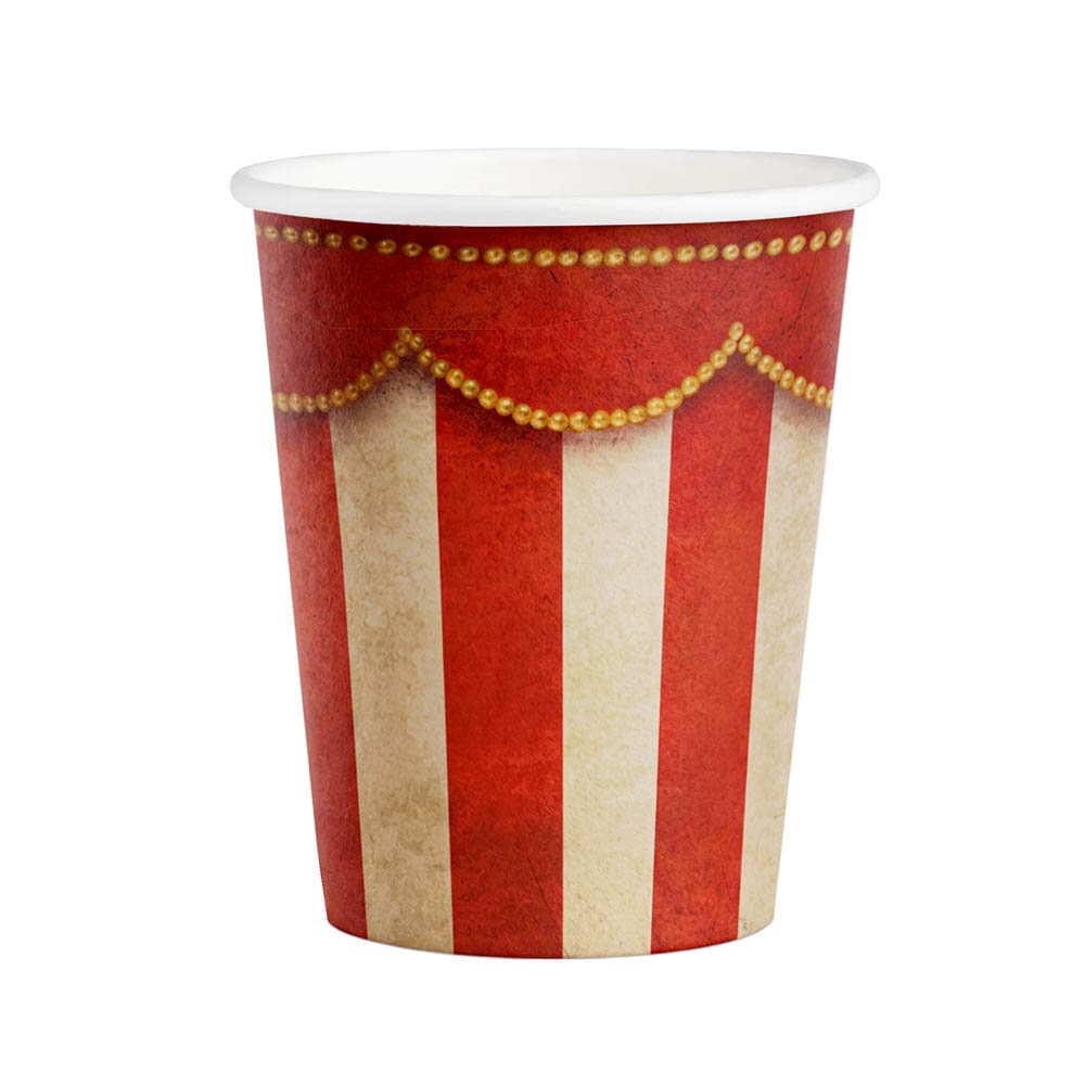 Halloween Freak Show Pappbecher 6er-Pack