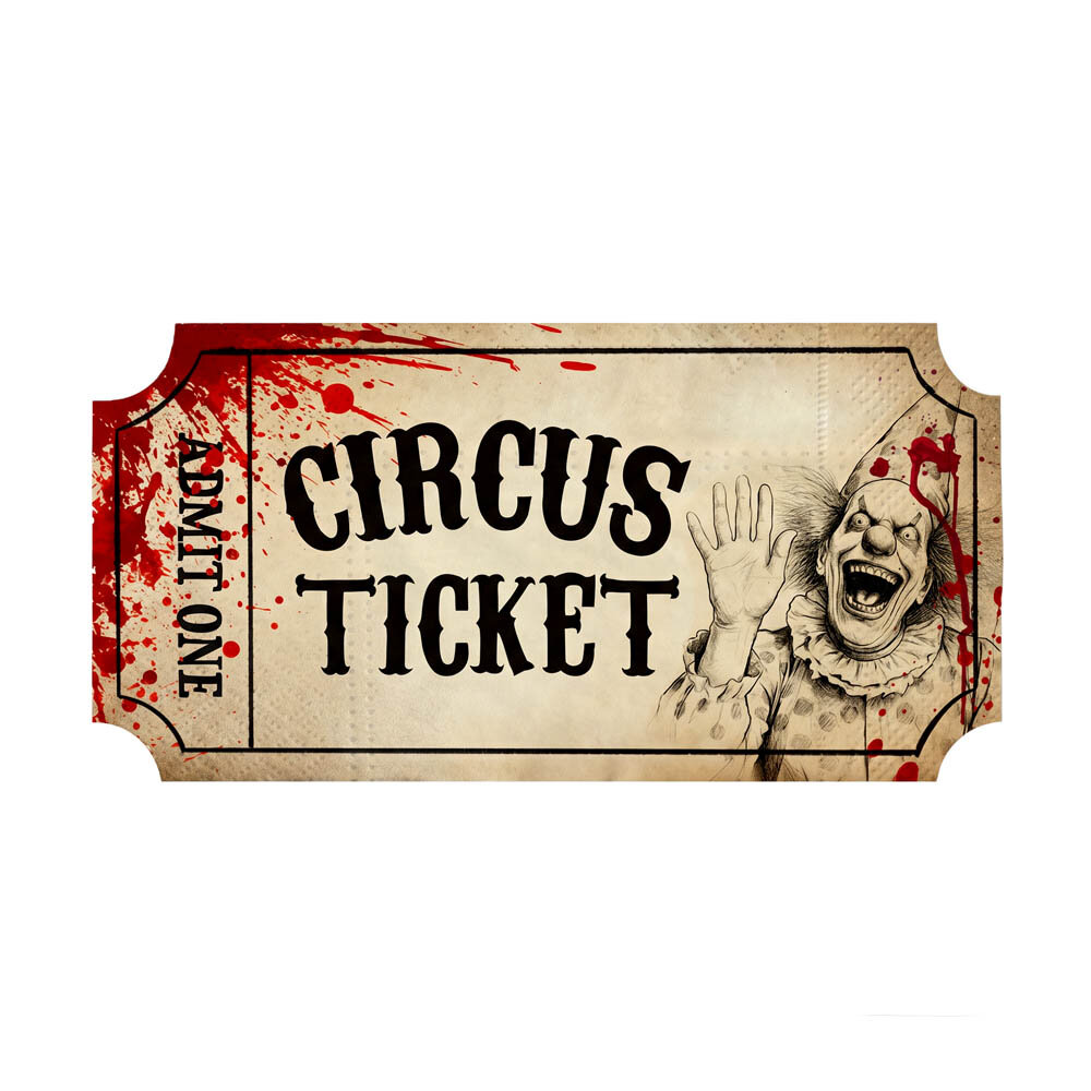 Halloween Freak Show Servietten 12er-Pack