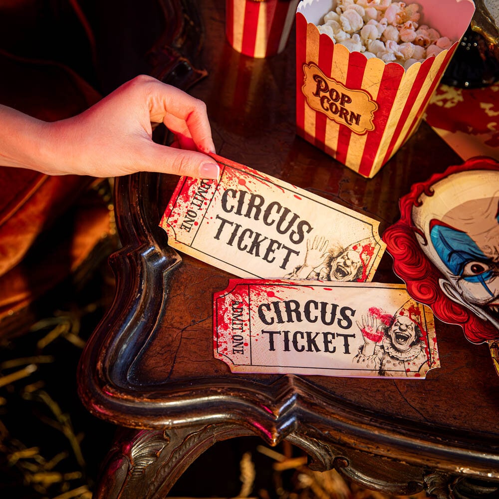 Halloween Freak Show Servietten 12er-Pack