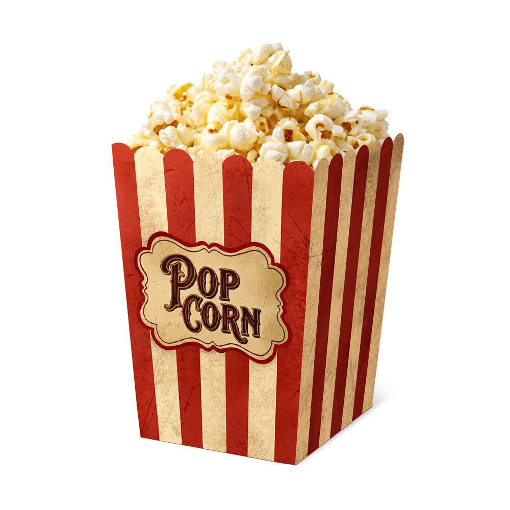 Halloween Freak Show Popcornboxen 6er-Pack