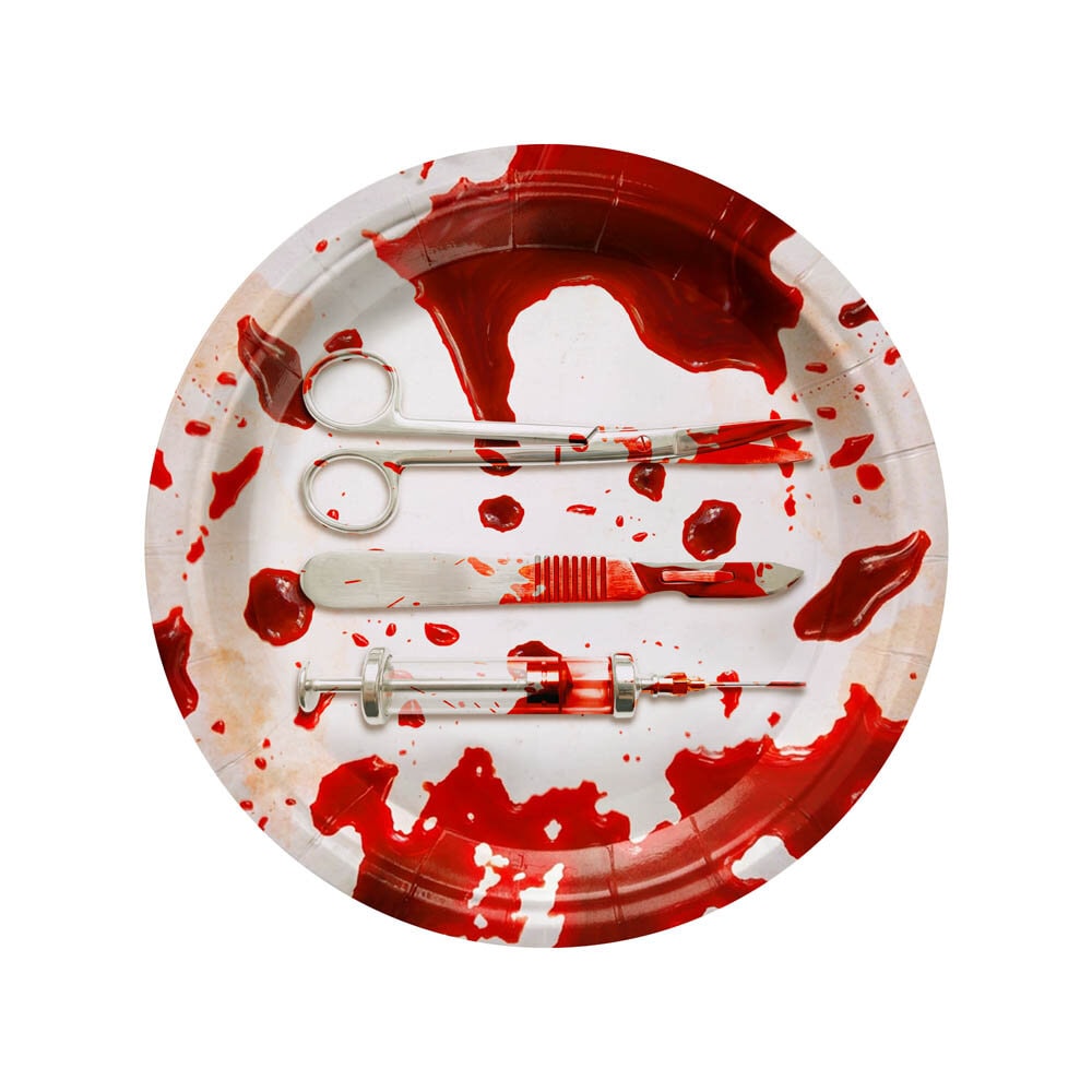 Bloody Night Pappteller 6er-Pack