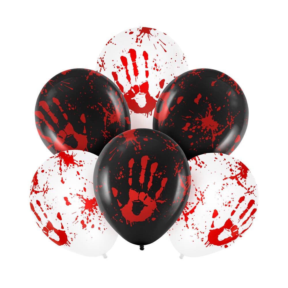 Bloody Night Luftballons 6er-Pack