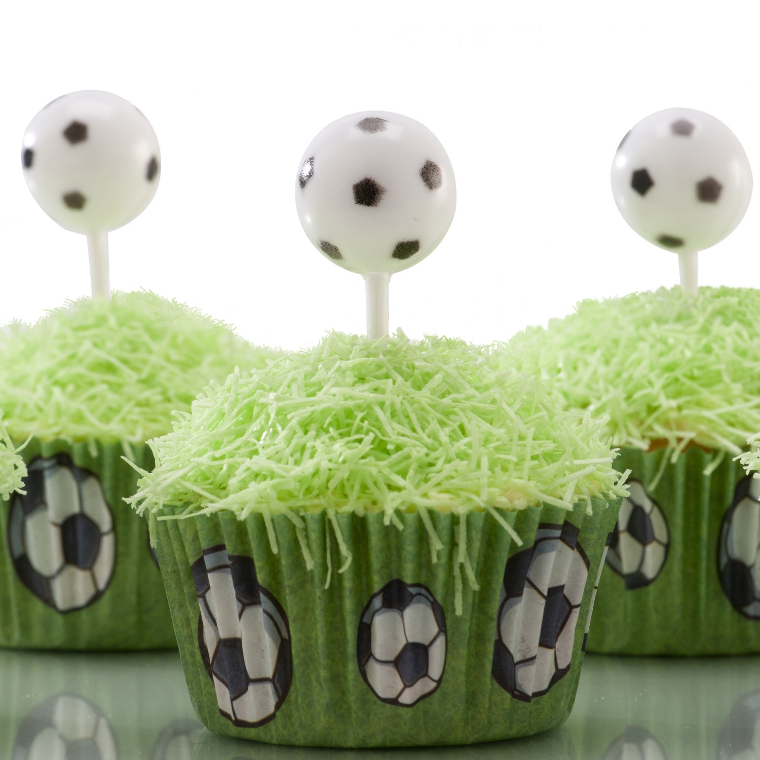 Fußball - Muffinförmchen 25er Pack