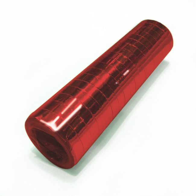 Luftschlangen Rot Metallic