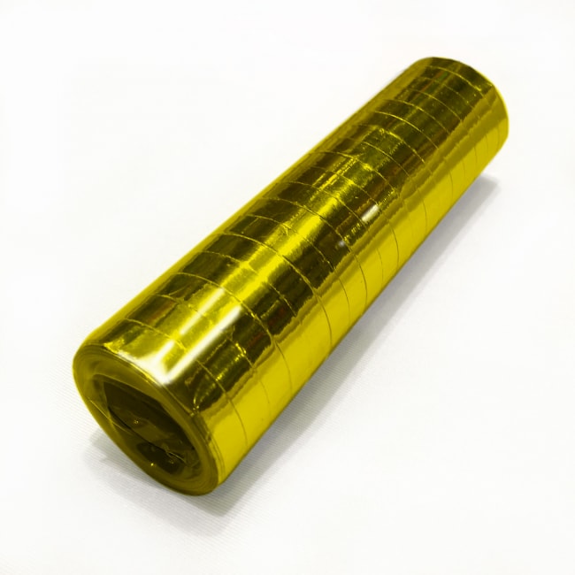 Luftschlangen Goldmetallic