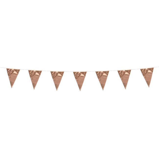 Wimpelkette Mini - Roségold 3 Meter