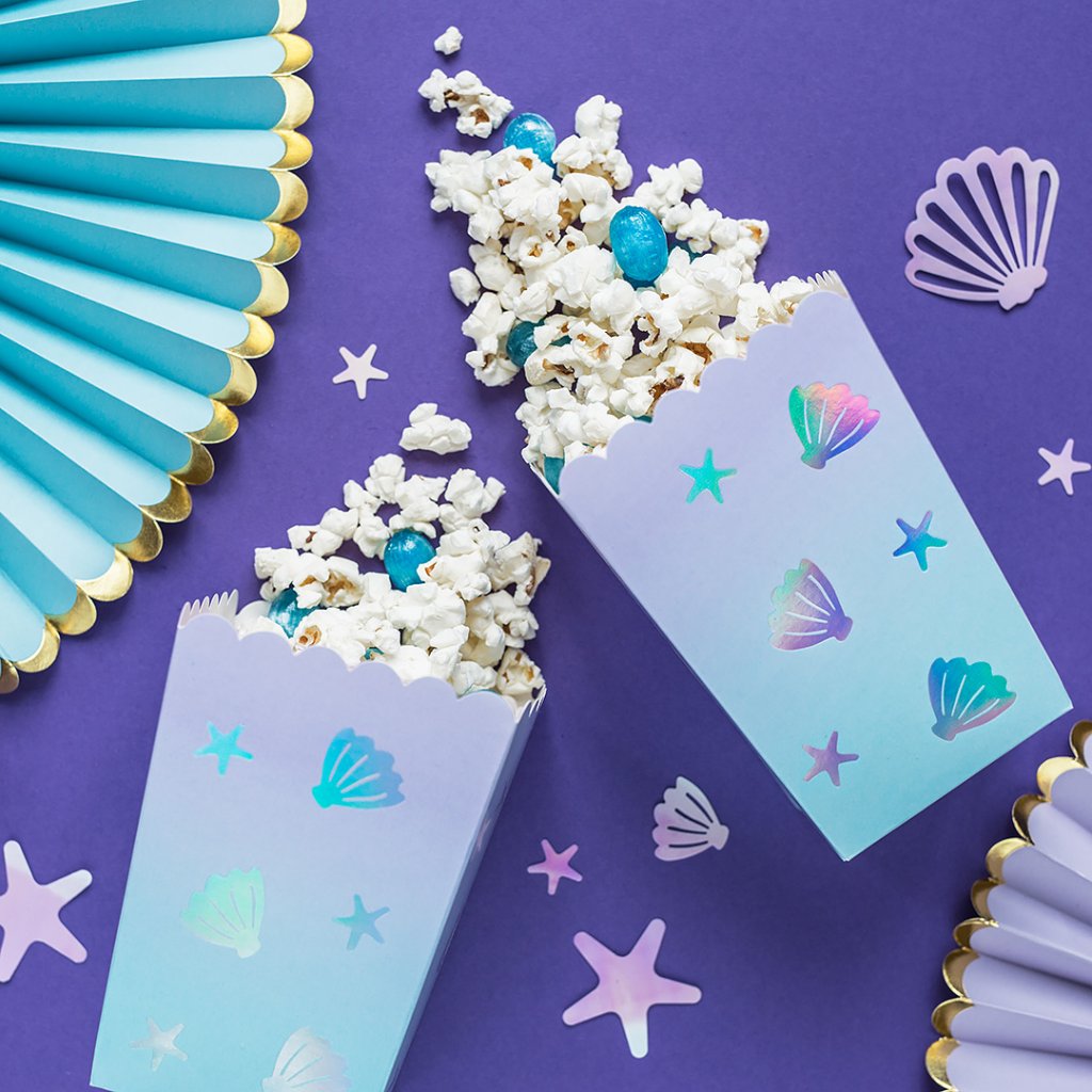 Narwhal Party Popcornboxen 6er-Pack