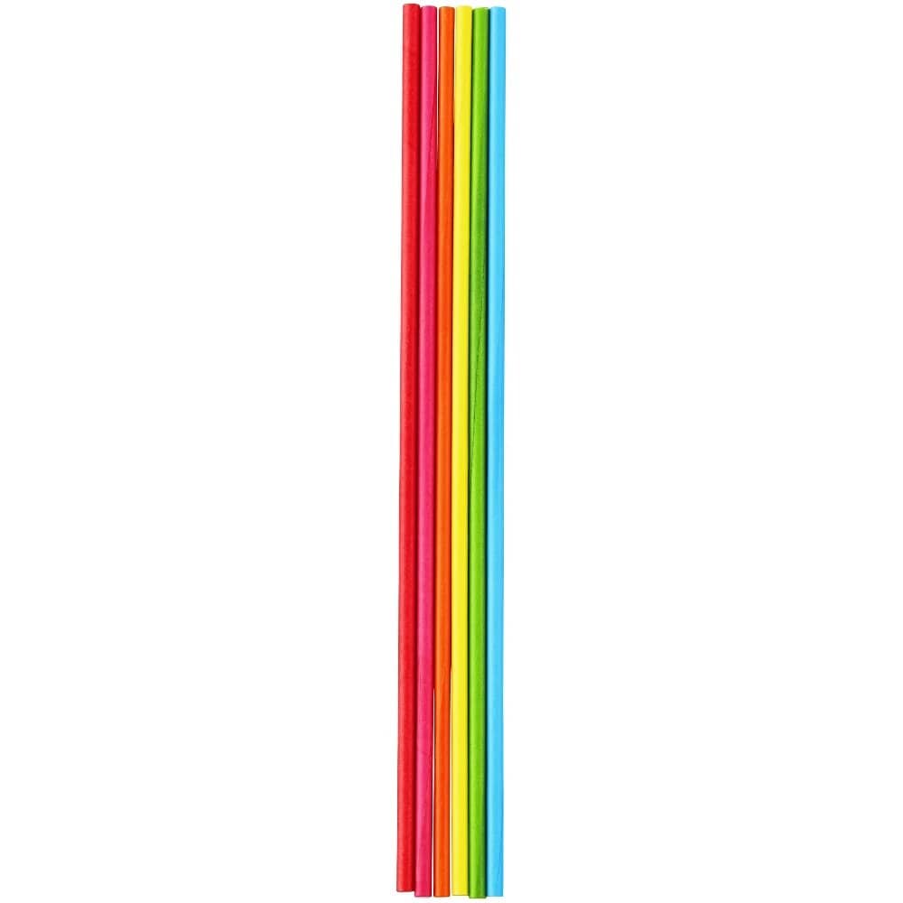 Wilton - Cake Pop Stiele in Regenbogenfarben 100er-Pack