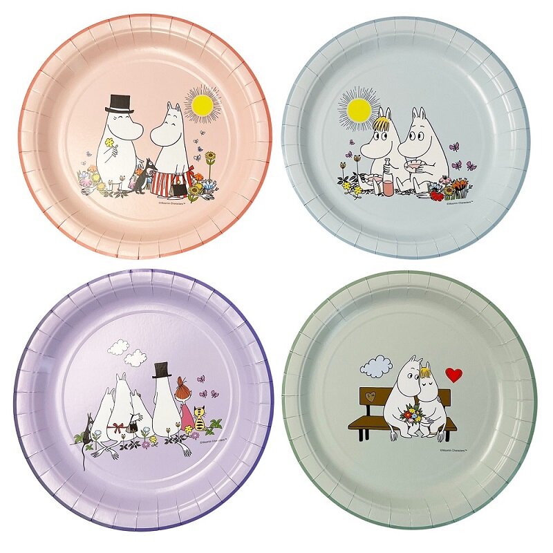 Mumin - Teller 8er-Pack