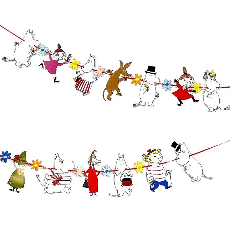 Mumin - Girlande 2 Meter