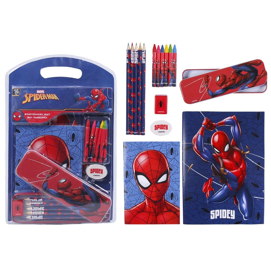 Spiderman - Zeichenset 16er Pack