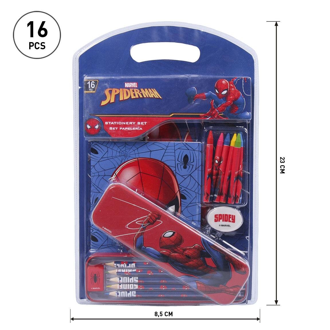 Spiderman - Zeichenset 16er-Pack