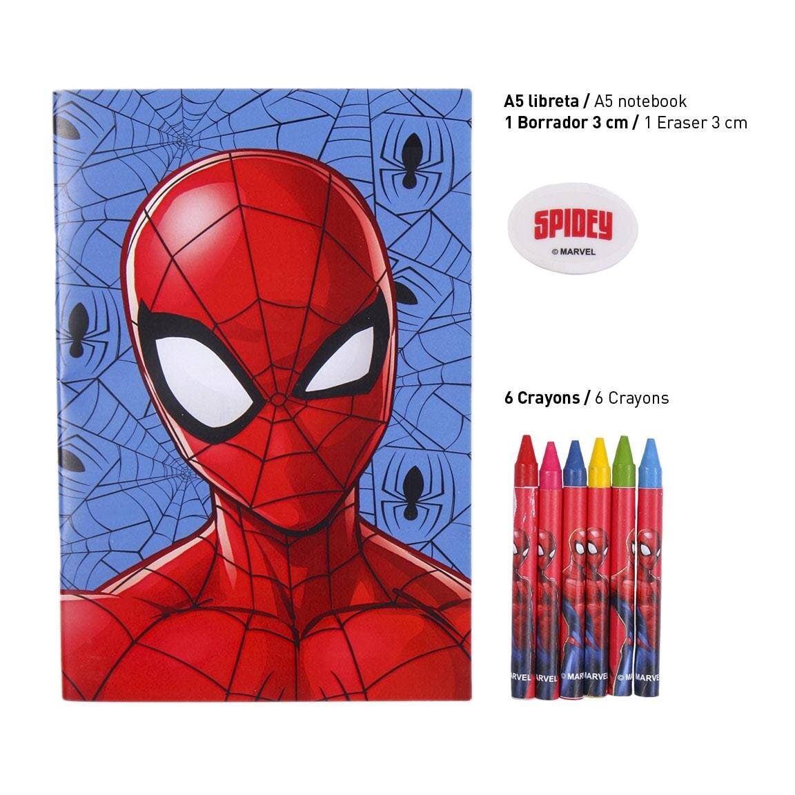 Spiderman - Zeichenset 16er Pack