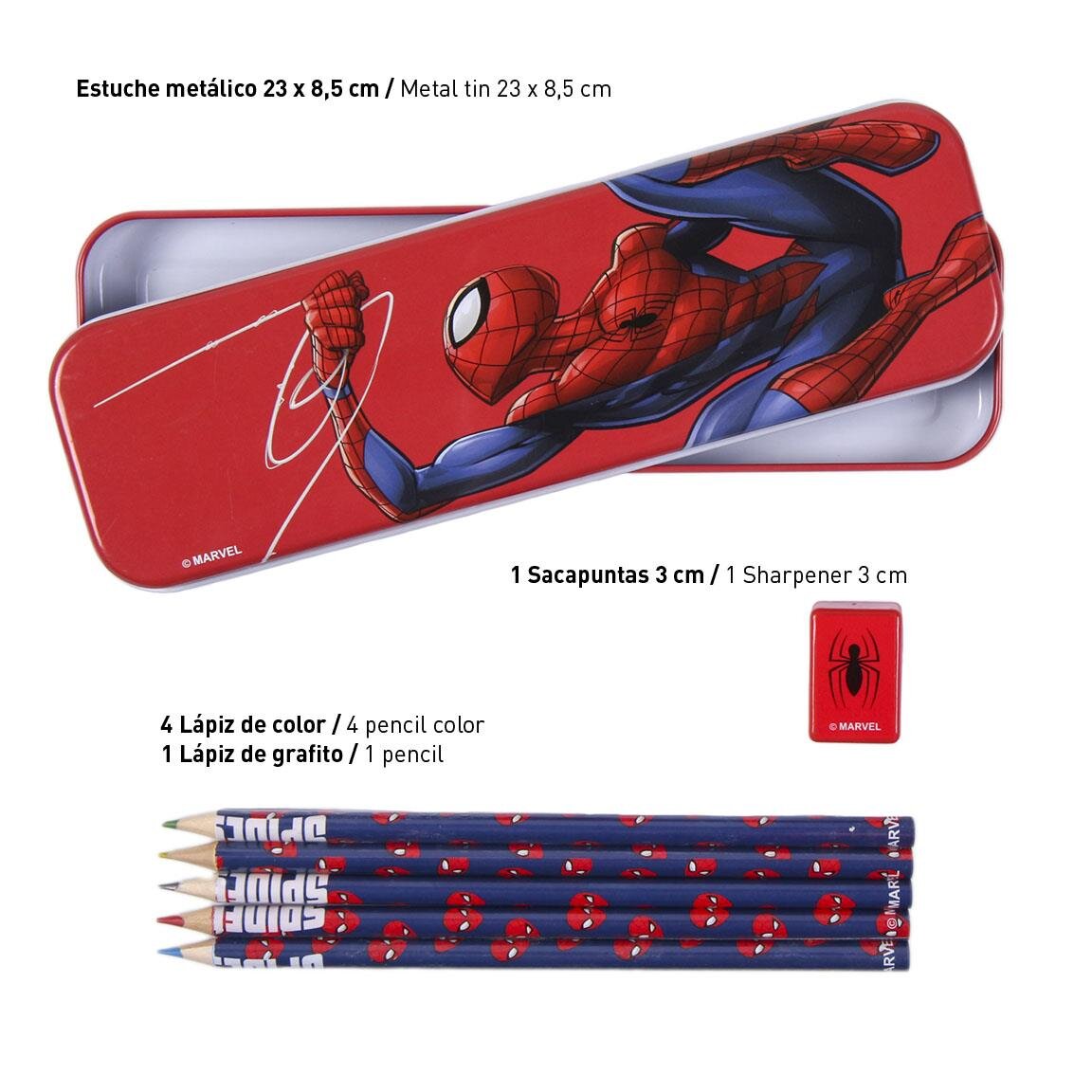 Spiderman - Zeichenset 16er Pack