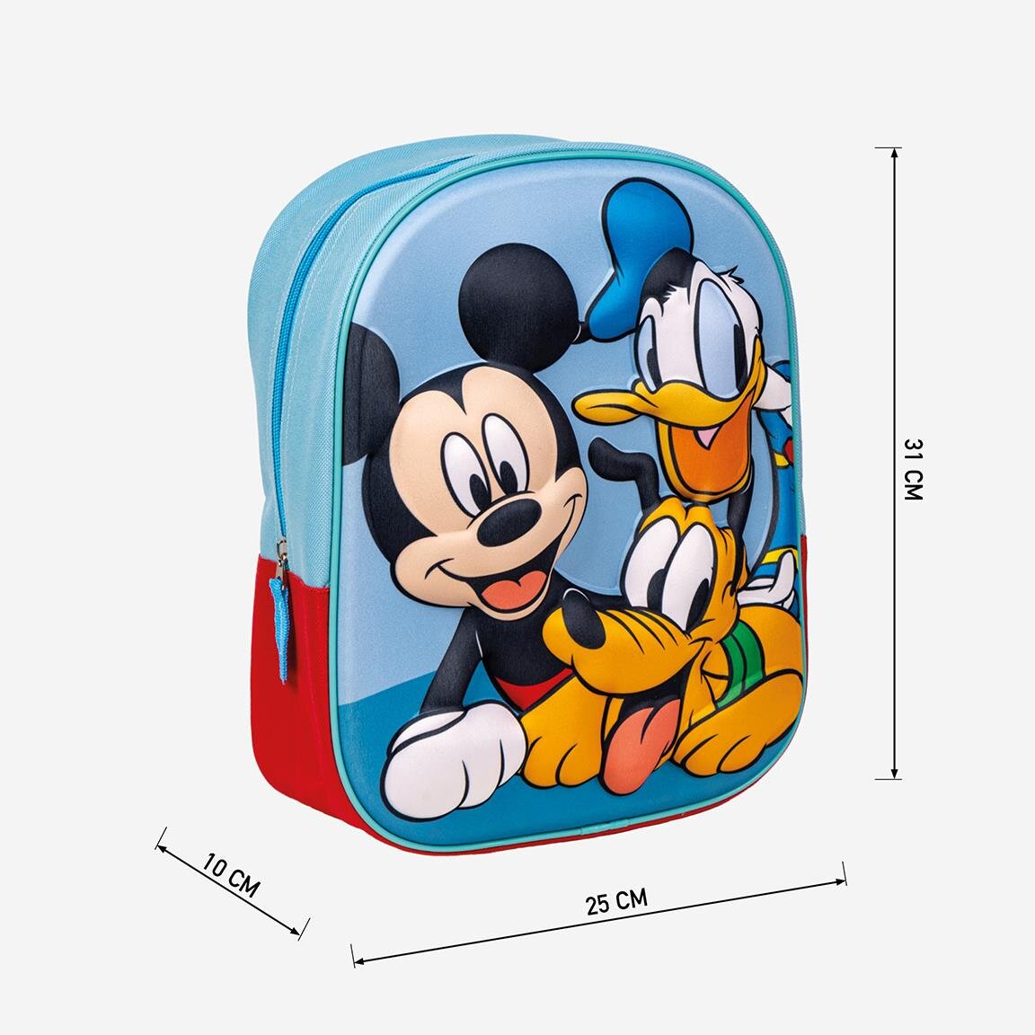 Rucksack Mickey Maus Kindergröße 3D