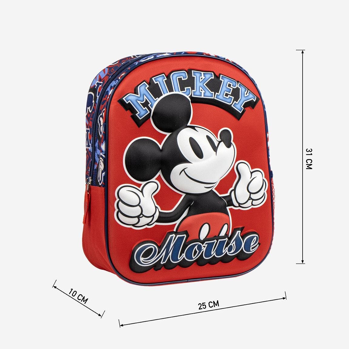Micky Maus - Kinderrucksack mit 3D-Effekt